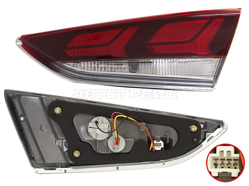 Фонарь в крышку багажника Hyundai Sonata 17-19 (Справа)