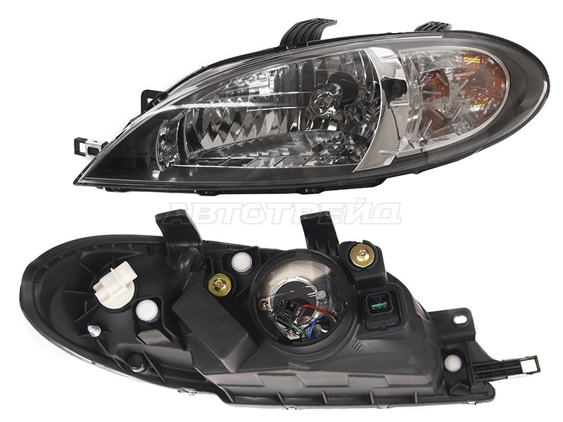 Фара Chevrolet Lacetti 04-13 / Daewoo Gentra 13-15 (Слева / Ручная регулировка / 5D HBK)