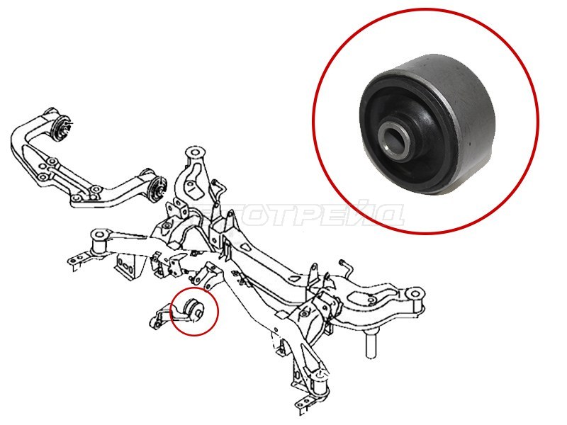 Сайлентблок Mazda 6 02-08 / 6 MPS 05-07