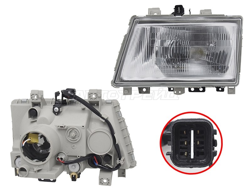 Фара Mitsubishi Fuso Canter FE7 02-12 / Fuso Canter FE8 02-12 (Слева)