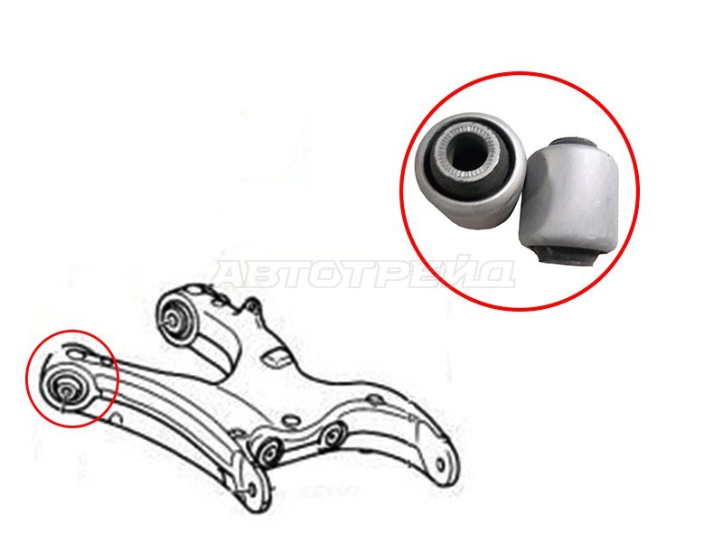 Сайлентблок рычага BMW X5 06-18 / X6 08-20