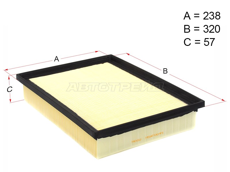 Фильтр воздушный Toyota Hilux Pick Up 15-20 / Land Cruiser Prado 09-20