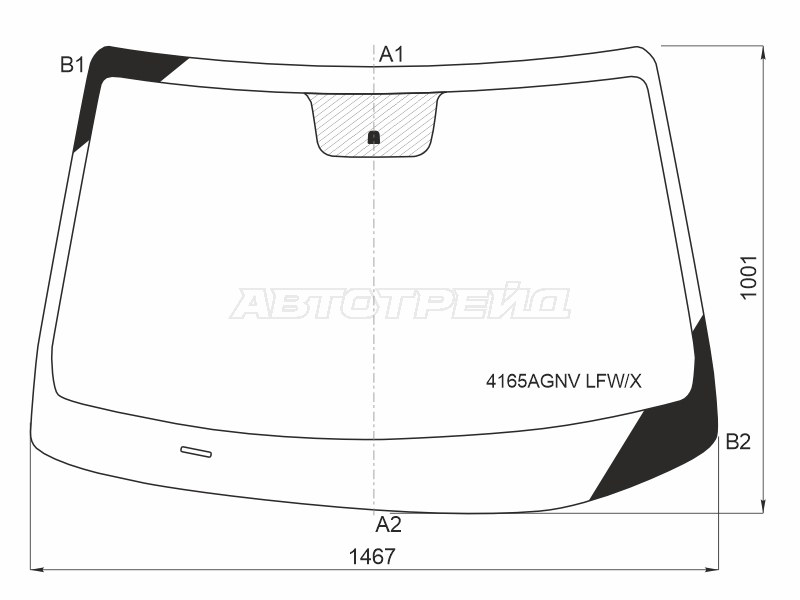 Стекло лобовое Hyundai Elantra GT 17-20 / i30 16-
