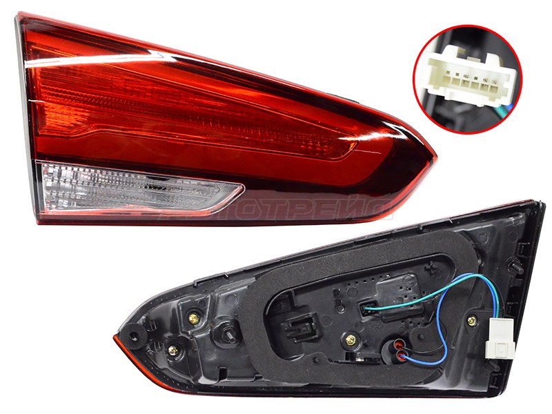 Фонарь в крышку багажника Kia Cerato 16-20 (Слева / LED)