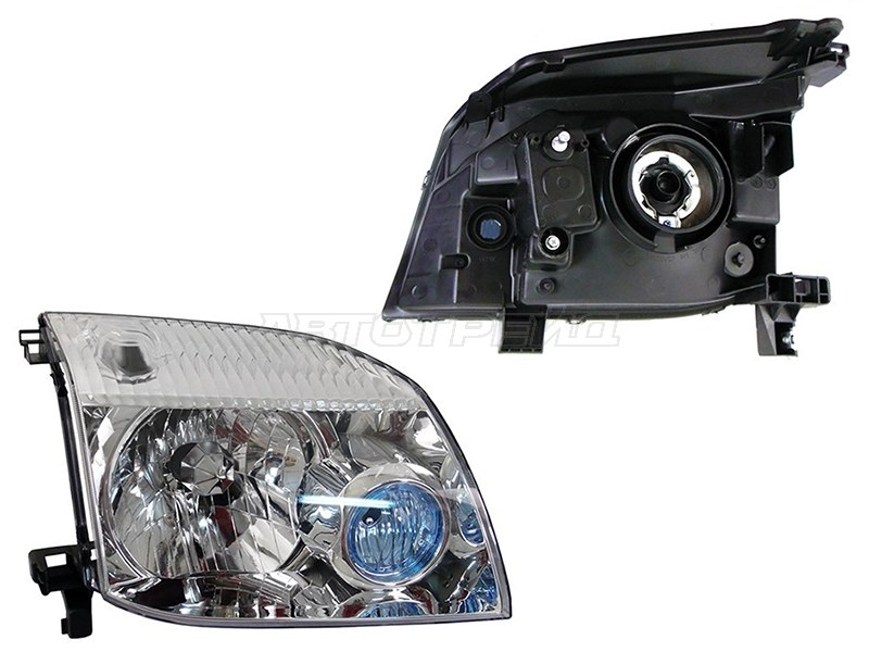 Фара Nissan X-Trail 00-07 (Справа / Галоген / Ручная регулировка)