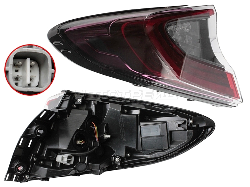 Фонарь задний Toyota C-HR 16-19 (Слева / LED)