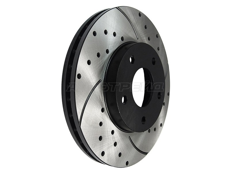 Диски тормозные комплект Nissan Primera 01-08 / X-Trail 00-07 (Спереди / Перфорированный)
