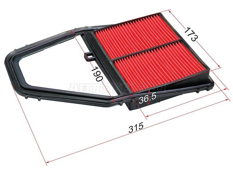 Фильтр воздушный Honda Civic 00-06 / Civic Ferio 00-05