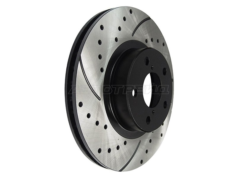 Диски тормозные комплект Subaru Forester 97-13 / Impreza 92-16 (Спереди / Перфорированный)