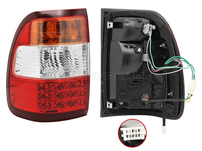 Фонарь задний Toyota Land Cruiser (J100) 05-07 / Land Cruiser Cygnus 05-07 (Слева)