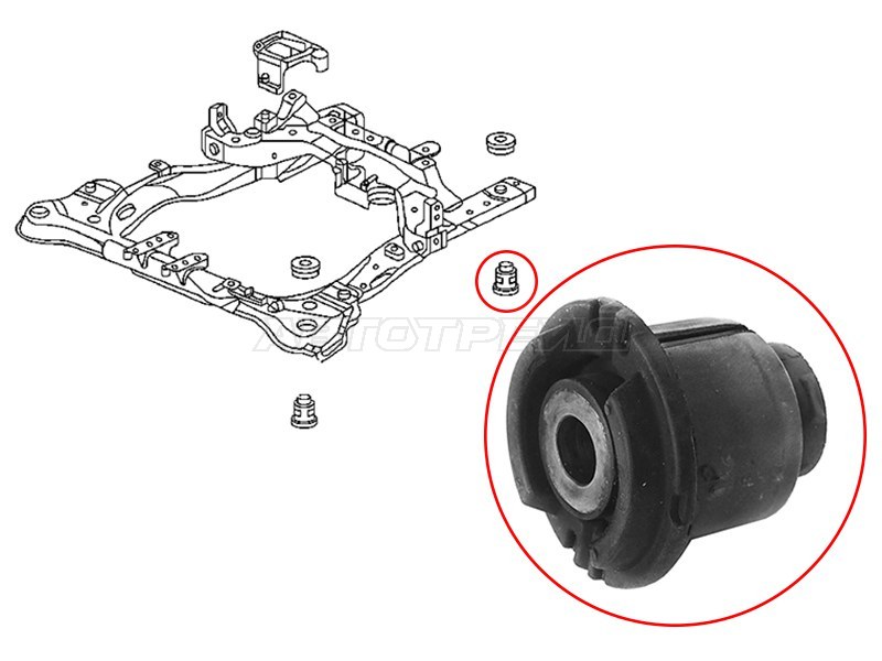 Сайлентблок Honda Accord 02-08 / Acura TL 03-08