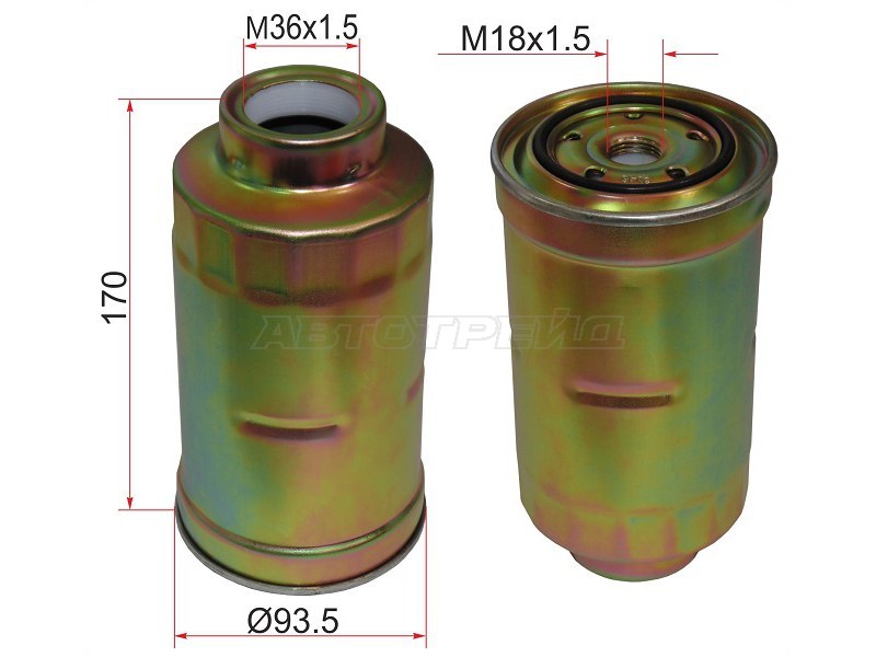 Фильтр топливный Toyota Land Cruiser (J80) 84-04 / Coaster 82-16