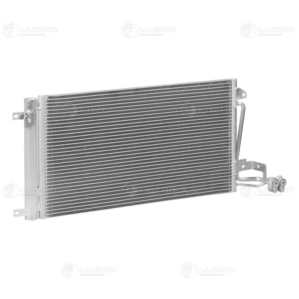 Радиатор кондиц. с ресивером для а/м VW Polo Sedan (10-)/Skoda Rapid (12-)