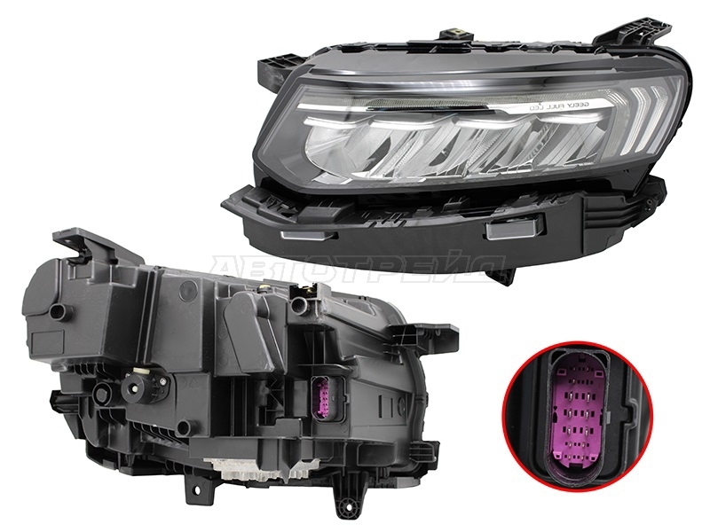 Фара Geely Tugella 19-23 (Слева / LED / С электрокорректором)