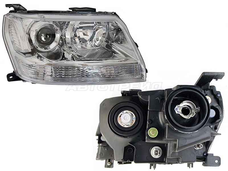 Фара Suzuki Escudo 05-17 / Grand Vitara 05-16 (Справа / Галоген / Ручная регулировка / 5D)