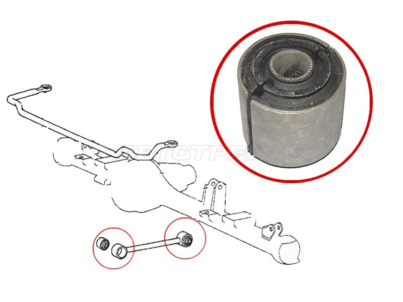 Сайлентблок Toyota 4Runner 89-95 / Hilux Surf 89-95 (Перед)