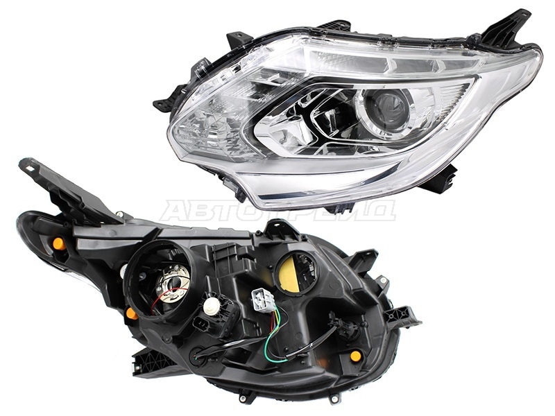 Фара Mitsubishi L200 15-19 (Слева / Ксенон / ДХО / С электрокорректором)