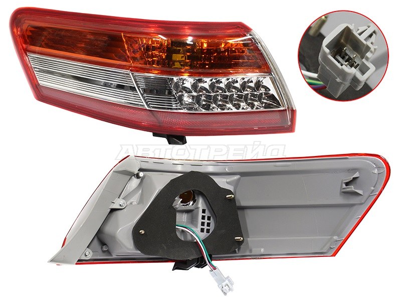 Фонарь задний Toyota Camry (XV40) 06-11 / Camry UAE / USA 09-11 (Слева / Диоды)