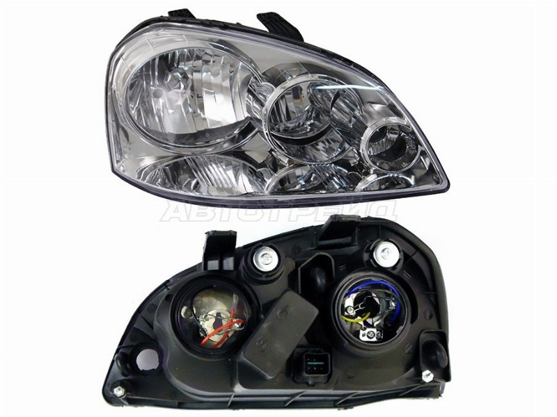 Фара Chevrolet Lacetti 04-13 / Daewoo Lacetti 04-09 (Справа / Ручная регулировка / 4D SED / 5D WGN)