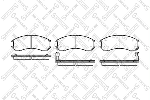Колодки дисковые п. Ford Probe 2.2 88-92 · перед