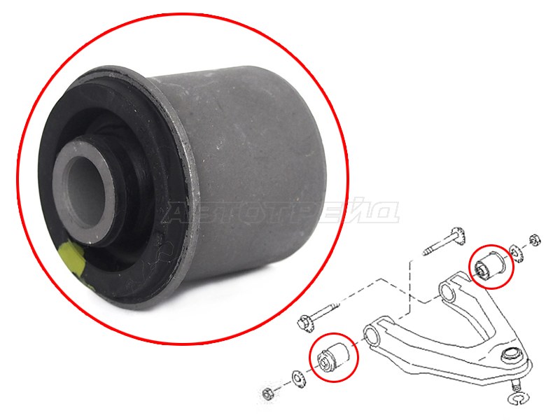Сайлентблок рычага Nissan Datsun 97-02 / NP300 08-15