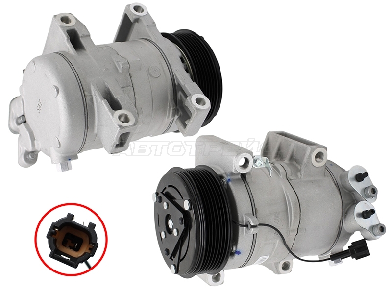Компрессор кондиционера Nissan Pathfinder 04-14 / Infiniti QX56 04-10