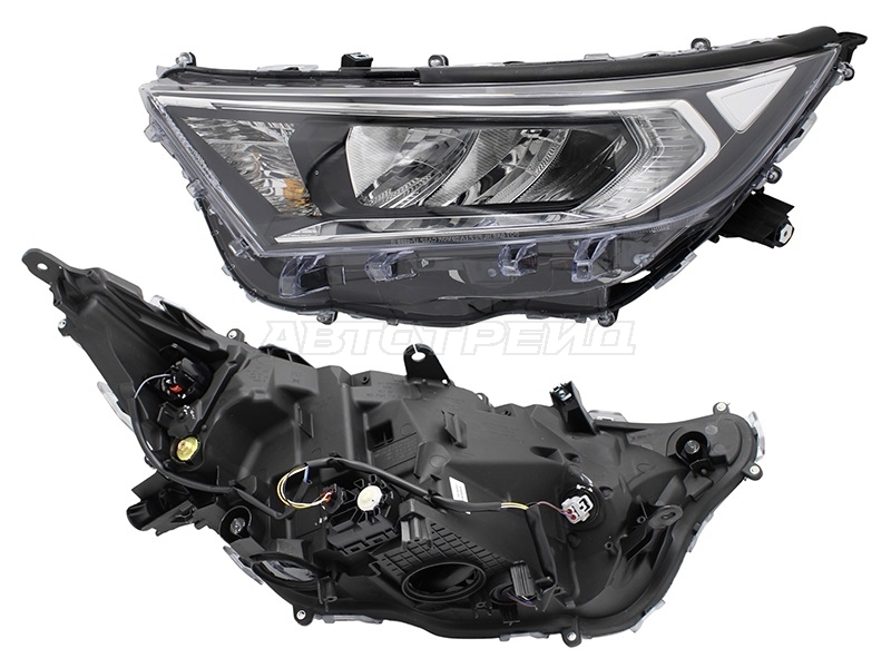 Фара Toyota RAV4 (XA50) 18- (Слева / LED / ДХО / С электрокорректором)