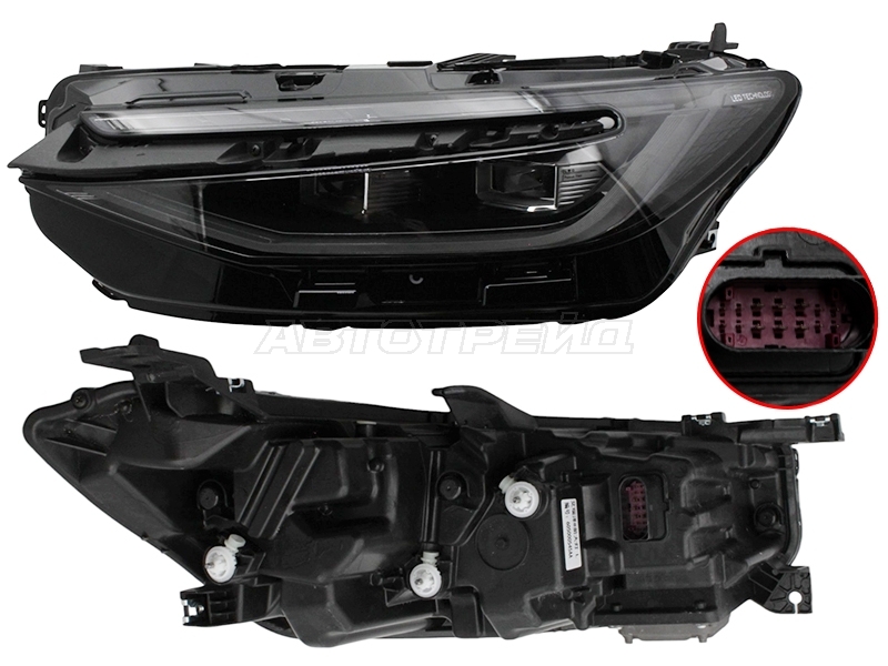 Фара Chery Arrizo 8 22- (Слева / LED / С электрокорректором)