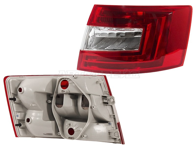 Фонарь задний Skoda Octavia 12-17 (Справа / 4D SED)