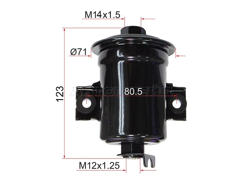 Фильтр топливный Toyota Corolla (E90,E100,E110) 87-02 / Carina 88-92