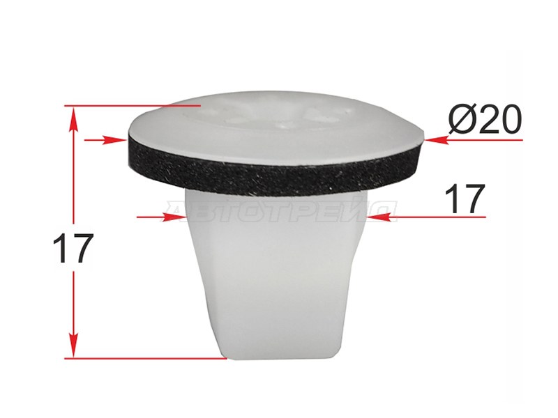 Клипса (под саморез MAZDA (Продажа по 10 шт.))