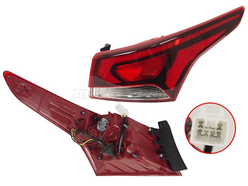 Фонарь задний Hyundai Solaris 17-22 / Solaris HS 24- (Справа / LED)