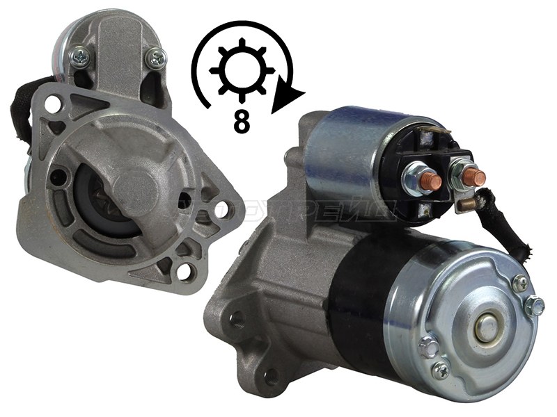 Стартер Mazda 3 03-09 / Demio 02-07 (1 kW / Z=8)