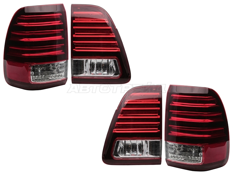 Фонарь задний Toyota Land Cruiser (J100) 98-07 / Land Cruiser Cygnus 98-07 (LED / Комплект)