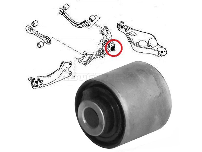 Сайлентблок цапфы Mazda 6 07-12 / Atenza 07-12