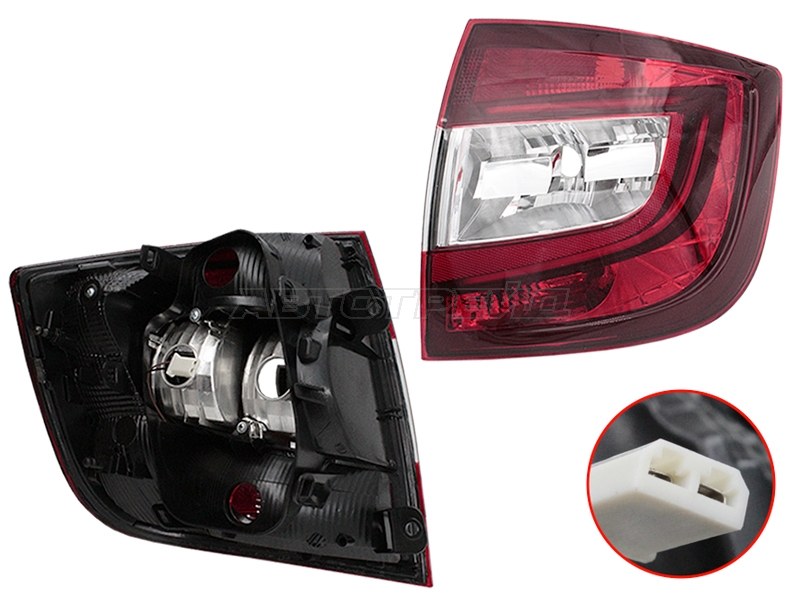 Фонарь задний Skoda Rapid 17-20 (Справа / LED)