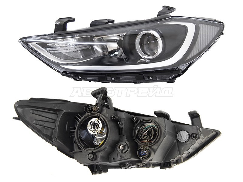 Фара Hyundai Elantra 15-19 (Слева / Галоген / под электрокорректор)