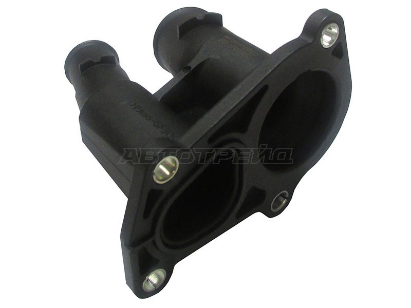 Корпус термостата Ford Fiesta 02-08 / Focus 04-19 ASDA;ASDB;FUJA;FXJA;FXJB;FXJC;FYJA;FYJB;HWDA;HXDA;JTBA;JTBB;KGBA;M7JA;M7JB;PNBA;RHBA;SHDA;SHDB;SHDC;SIDA
