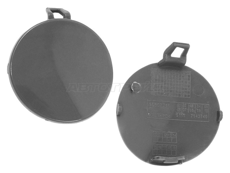 Заглушка под крюк BMW 3-Series 08-14 (Спереди)