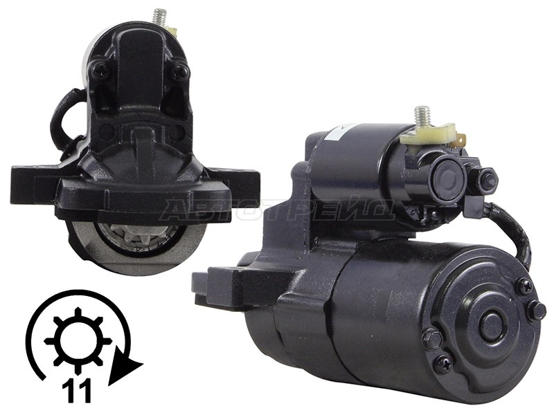 Стартер Mazda 3 03-09 / 6 02-12 (1 kW / Z=11 / (L=209mm)(восстановленный))