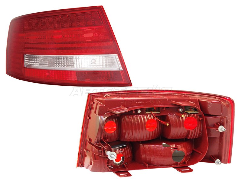 Фонарь задний Audi A6 04-08 (Слева / Диоды / 4D SED)