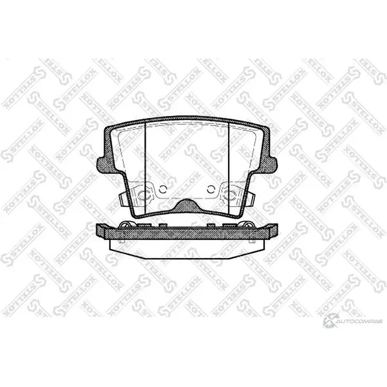 Колодки дисковые з. Chrysler 300C 04> · зад
