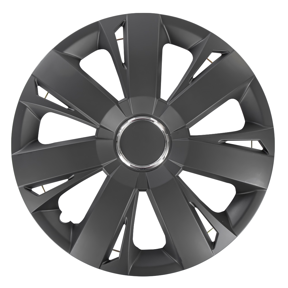 Колпаки R14 Sirius 4шт (черно-матовые) ABS-пластик