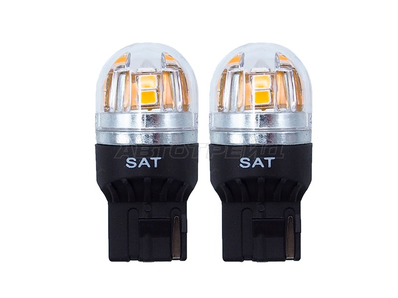 Лампа (WY21W (T20) / LED / Комплект / 12В 2.8Вт 320Лм Canbus)