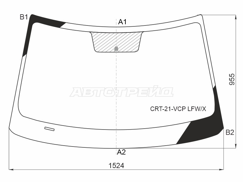 Стекло лобовое Hyundai Creta 20-22 / Creta Grand 21-