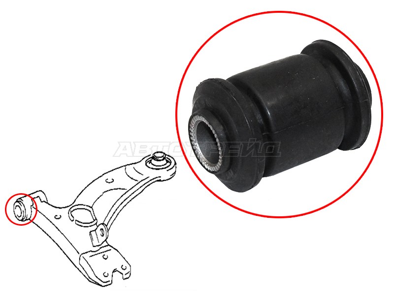 Сайлентблок рычага Toyota Prius (NHW10) 97-03 / Vista 98-03