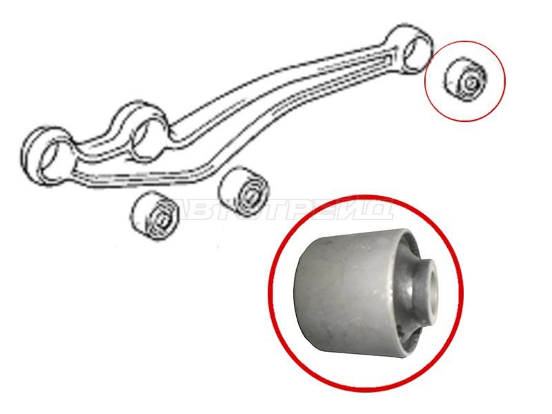 Сайлентблок рычага Toyota Land Cruiser (J100,J80) 89-07 / Land Cruiser Prado 87-96