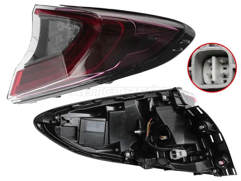 Фонарь задний Toyota C-HR 16-19 (Справа / LED)