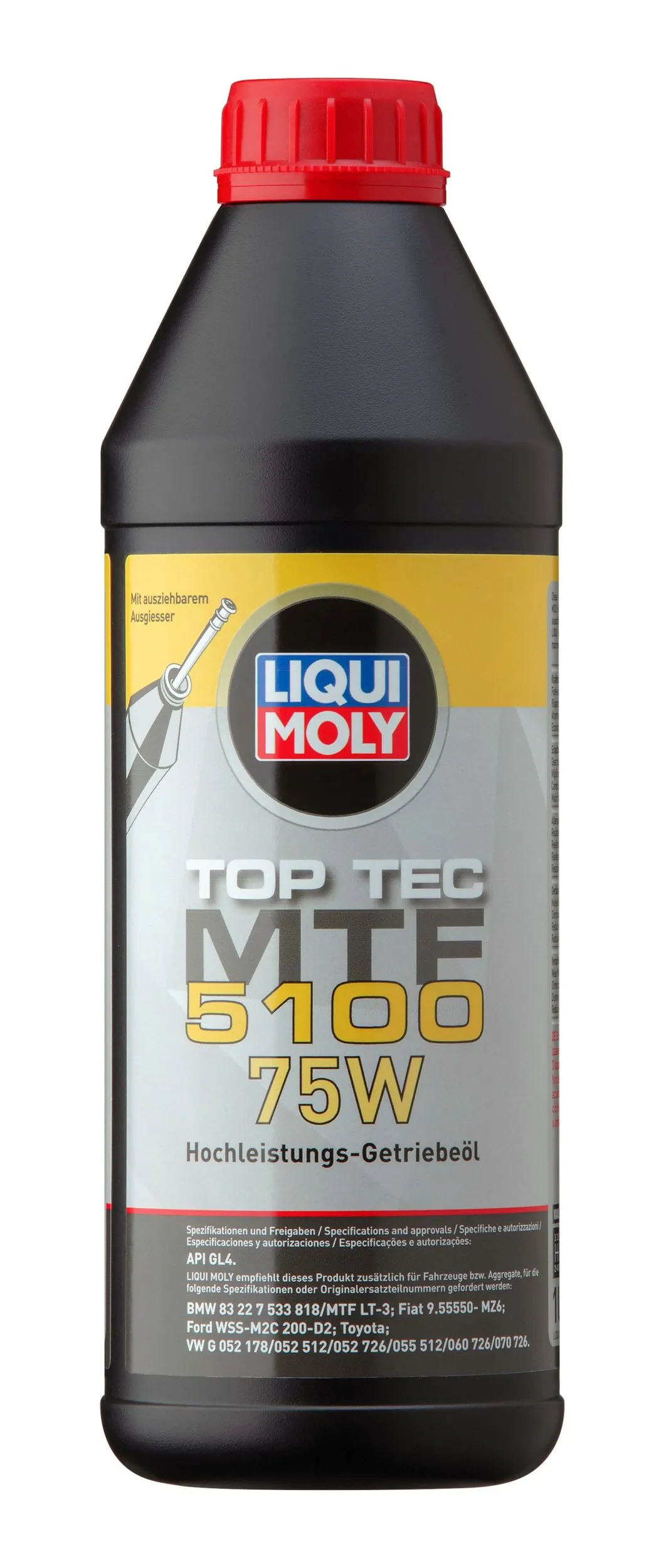 75W Top Tec MTF 5100, 1л (мин. транс. масло)
