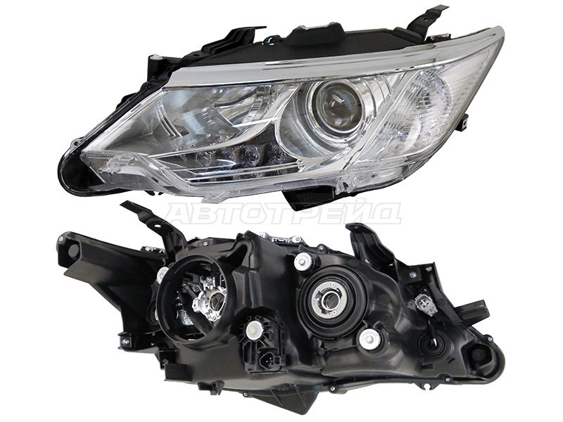 Фара Toyota Camry (XV50) 14-17 (Слева / Ксенон / Галоген / ДХО / С электрокорректором)